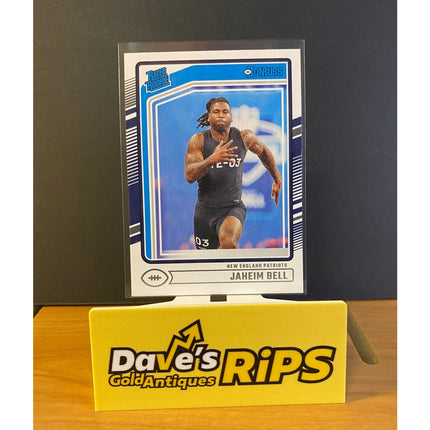 Jaheim Bell 2024 Donruss #337 Rated Rookie RC Card New England Patriots