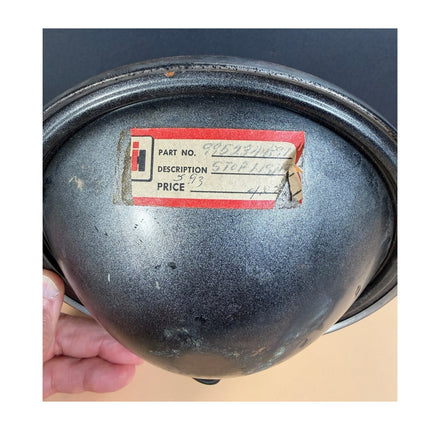 Vintage Balkamp Glass Stop Light LS 321 Automotive Lens Orig IH Price Sticker