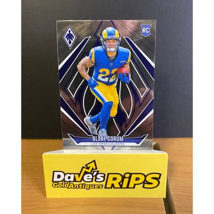 2024 Panini Phoenix Blake Corum RC #158 Rams Rookie Card