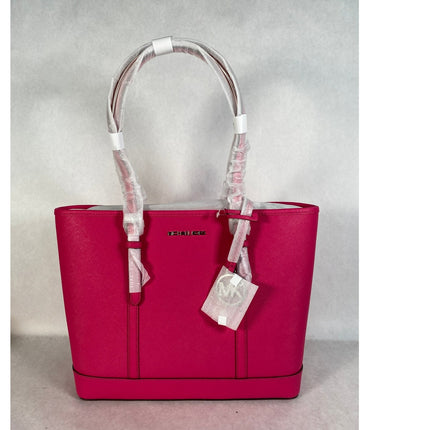 Michael Kors Jet Set Travel Small Saffiano Leather Top-Zip Tote Bag NWT MSRP $448