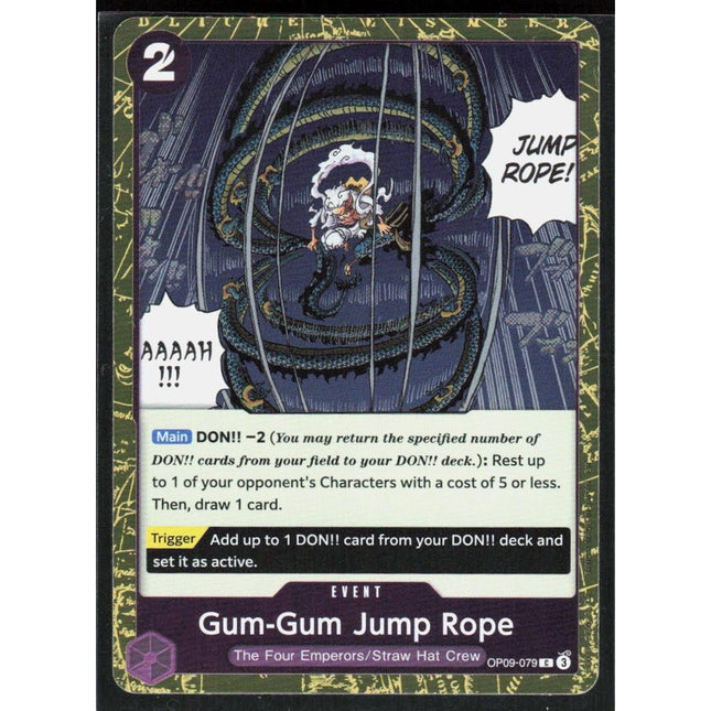 Gum-Gum Jump Rope (Pirate Foil) Prem Booster -The Best- Vol. 2 #OP09-079 Common