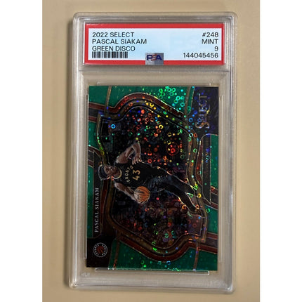 2022 Panini Select Pascal Siakam #248 Green Disco – PSA 9 (4/5)