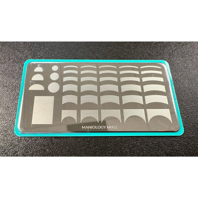 Maniology M052 Classique Pardon My French Nail Art Stamping Plate