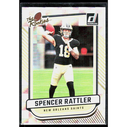 Spencer Rattler 2024 Donruss The Rookies #TR-24 New Orleans Saints