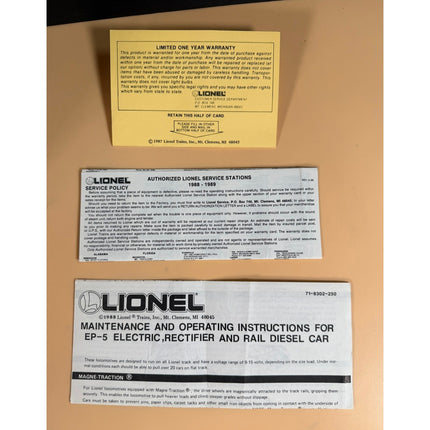 Lionel Great Northern Electric Engine 6-18302 O Gauge Train Locomotive NIB