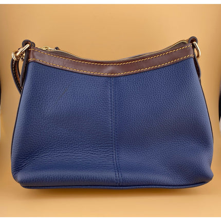 Dooney & Bourke Belvedere Blue/Brown Crossbody Handbag NWOT MSRP $128