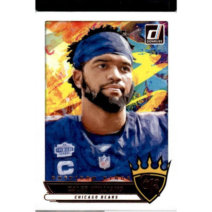 Caleb Williams 2025 Donruss Gridiron Kings #GK-CWS Chicago Bears
