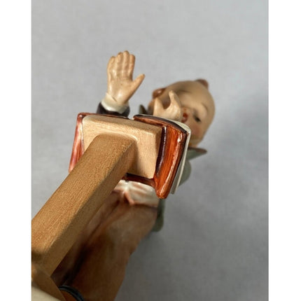 Hummel Goebel "Band Leader" #129 TMK1 – Incised Crown Germany Figurine