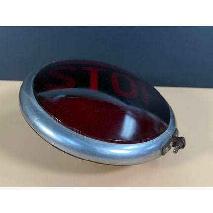 Vintage Balkamp Glass Stop Light LS 321 Automotive Lens Orig IH Price Sticker