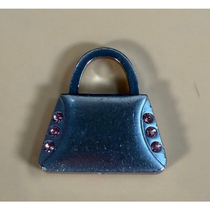 Lexis Gemstone Purse Key Fob Vintage Style Handbag Charm Keychain Accessory