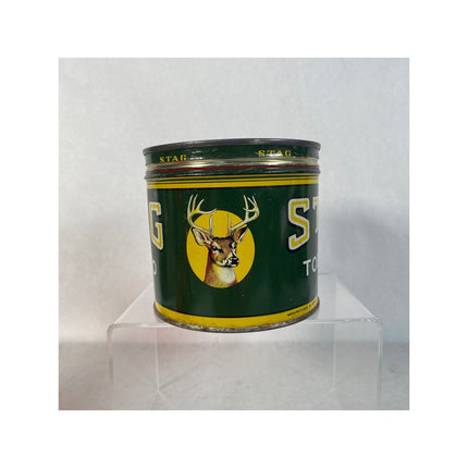 Vintage STAG Chewing Tobacco Can Tin – Imperial Tobacco Co. – Rare Collectible