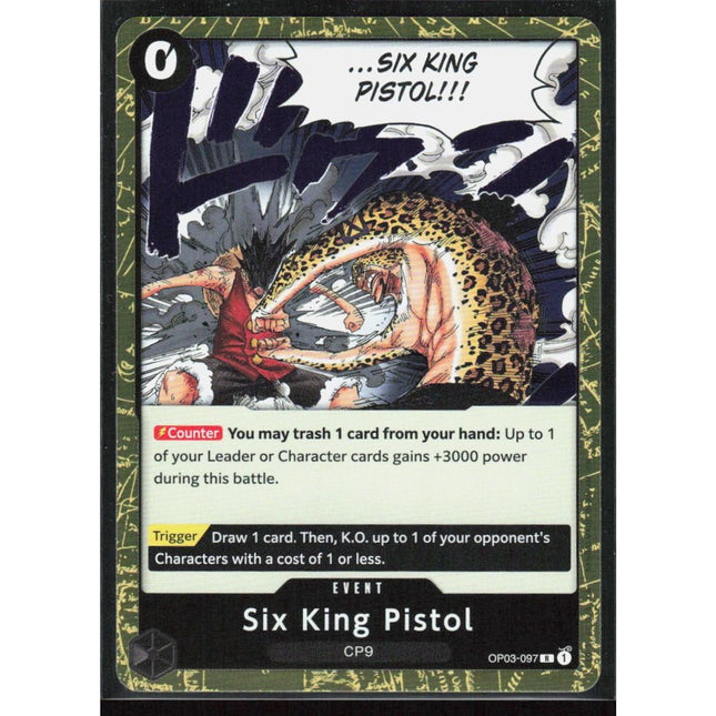 Six King Pistol (Reprint) Premium Booster -The Best- Vol. 2 #OP03-097 Rare