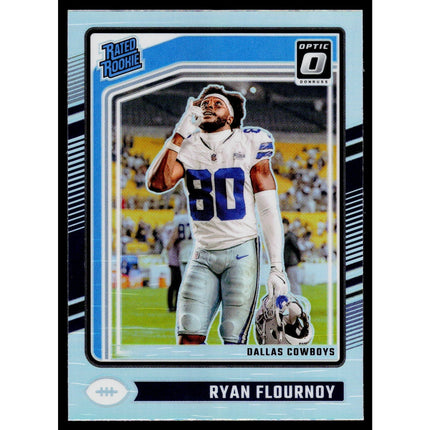 Ryan Flournoy 2024 Donruss Optic Holo #288 Rookie Dallas Cowboys