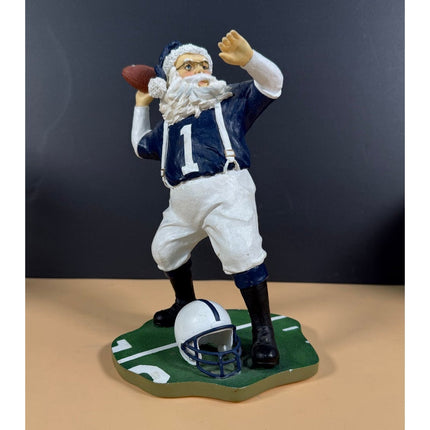 Penn State 1998 Game Day Santa Throwing Football Collegiate Collectable Figurine