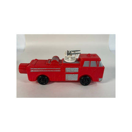Vintage 1960s Soaky Speed Toys Fire Engine Ladder Truck Soap Bottles Set