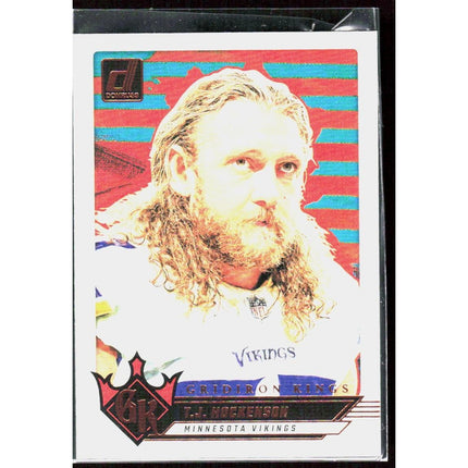 T.J. Hockenson 2024 Donruss Gridiron Kings #14 Vikings