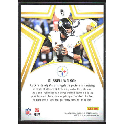 Russell Wilson 2024 Panini Rookies & Stars #79 Pittsburgh Steelers