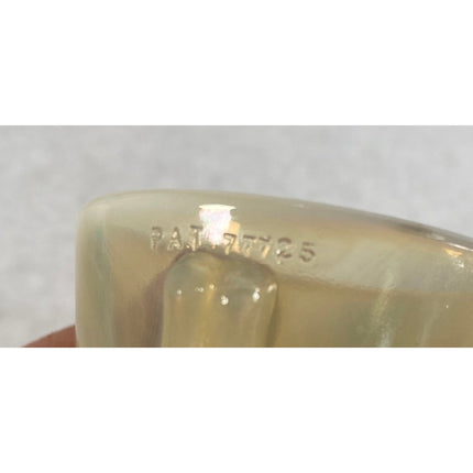 Vintage McKee Caramel Uranium Glass “Bottoms Up” Shot Glass #77725