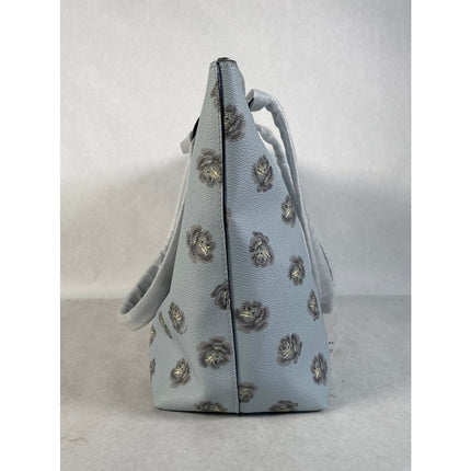 Coach Taylor Shoulder Tote Rose-Strewn Silver/Sky E1832-32310 NWT MSRP $195