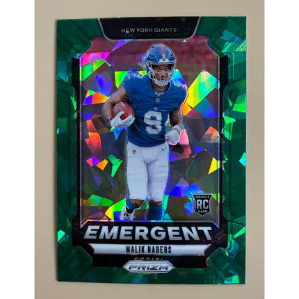 2024 Panini Prizm Emergent Rookie Card Malik Nabers #6