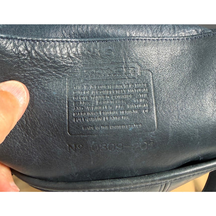 Coach Legacy Soft Black Leather Crossbody Shoulder Bag 0309-201 Vintage