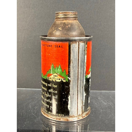 Vintage Texaco Home Lubricant 3oz Oil Tin Oiler Can Empty