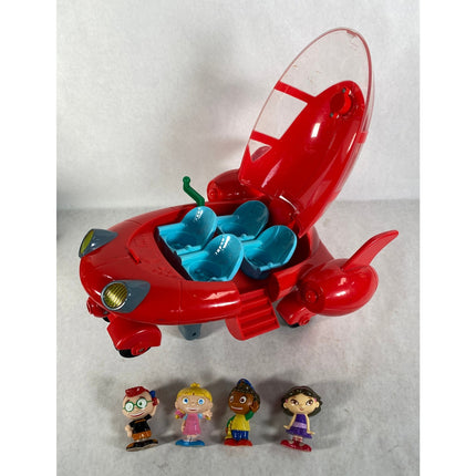 Disney Little Einsteins 2006 Pat Pat Rocket Ship w/ 4 Figures – Lights & Sound