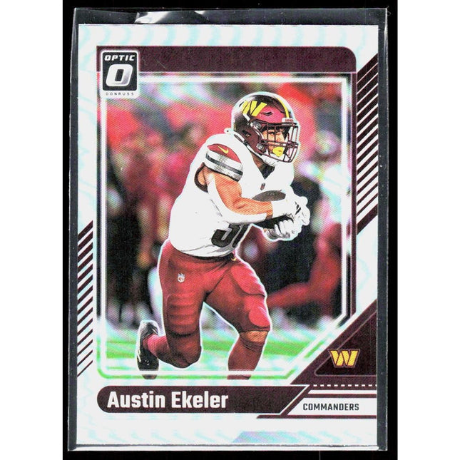 Austin Ekeler 2024 Donruss Optic Flex #198 Washington Commanders