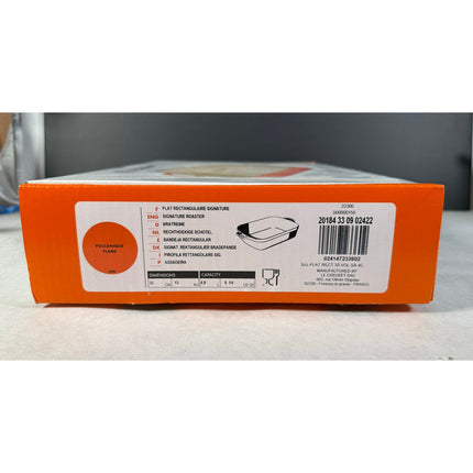 Le Creuset 5.25 Qt Rectangular Signature Roaster Enameled Cast Iron NIB