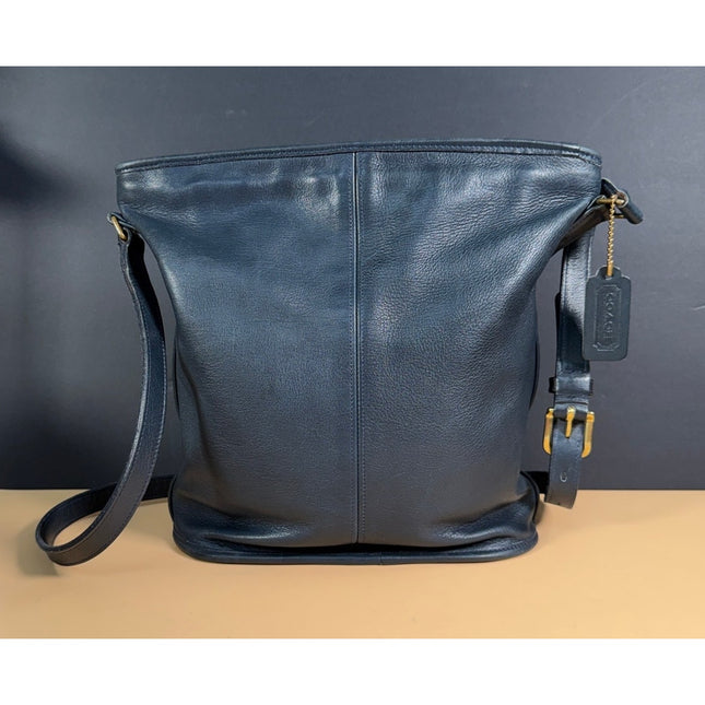 Coach Legacy Soft Black Leather Crossbody Shoulder Bag 0309-201 Vintage