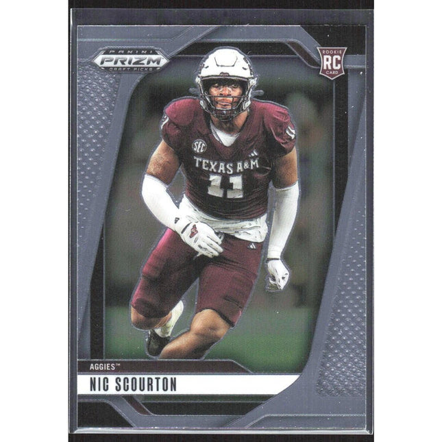 Nic Scourton 2025 Panini Prizm Draft Picks #131 Texas A&M Aggies