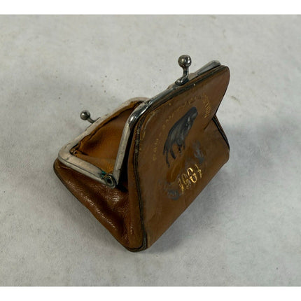 1901 Pan-American Exposition Buffalo NY Leather Souvenir Coin Purse