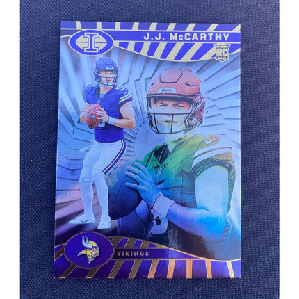 2024 J.J. McCarthy Illusions #100 RC Vikings Football Card
