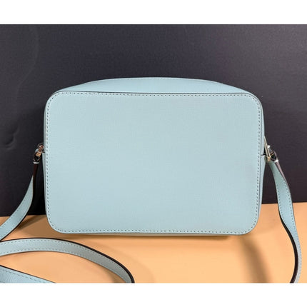 Kate Spade New York Harper Turquoise Aqua Pool Leather Crossbody Shoulder Bag