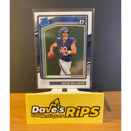 Caleb Williams 2024 Donruss Optic #201 Rated Rookie RC Card Chicago Bears