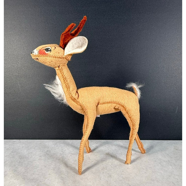 Annalee 1986 Reindeer Figure 9" Vintage Holiday Christmas Decoration