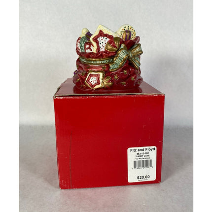 Fitz & Floyd Essentials Toy Bag Candlecup in Box