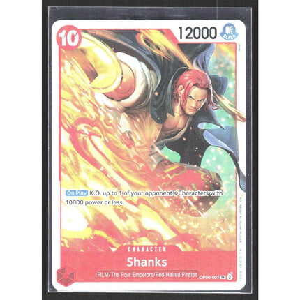 Shanks (Reprint) Premium Booster -The Best- Vol. 2 #OP06-007 Super Rare