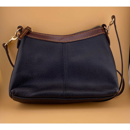 Dooney & Bourke Belvedere Black/Brown Crossbody Handbag NWOT MSRP $128