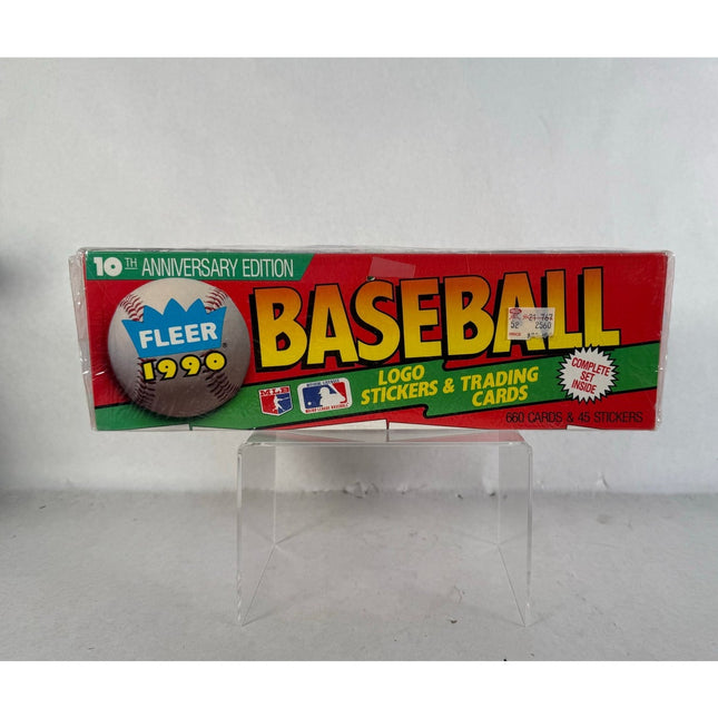 1990 Fleer Baseball Complete Set 10th Anniversary Cards Stickers New Box
