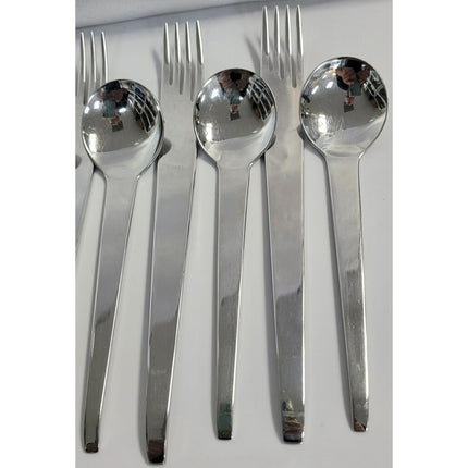 Rare Vintage Mikasa Millennium 30-Piece Stainless Flatware Set – Service for 6
