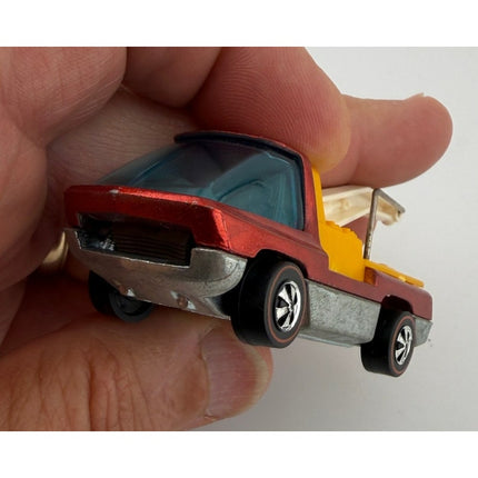 Hot Wheels Redline Heavyweights Tow Truck 1970 72 Hong Kong Red Diecast