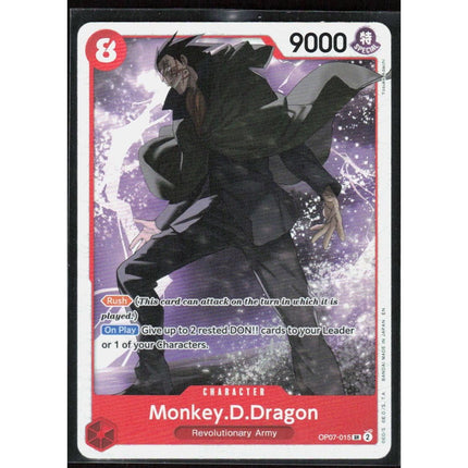 Monkey.D.Dragon Learn Together Deck Set #OP07-015 Super Rare