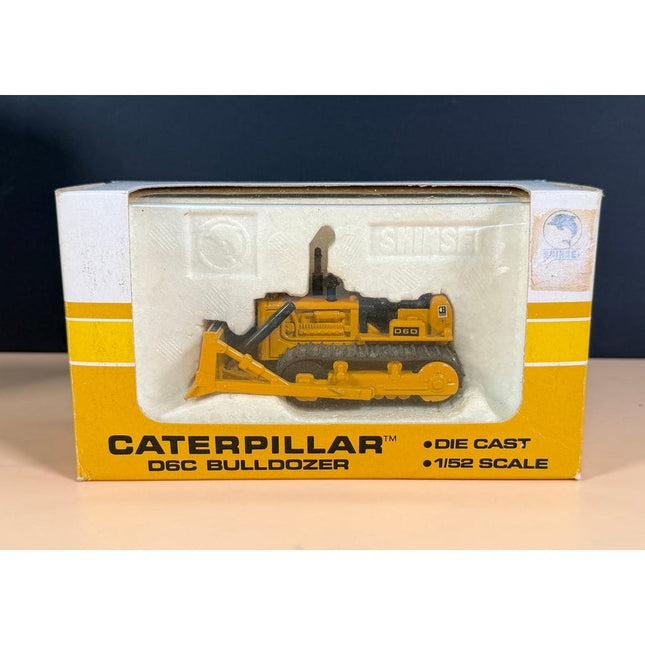 Shinsei Caterpillar D6C Bulldozer #13 1:52 Scale Diecast Model Toy OB