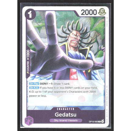 Gedatsu Adventure on Kami's Island #OP15-063 Rare