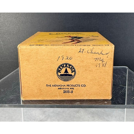 Vintage Chase’s Ice Cream Half-Pint Cardboard Container Antique Advertising