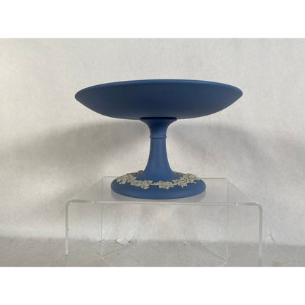 Blue Wedgwood Jasperware Pedestal Candy Dish – Made in England