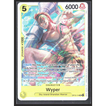 Wyper Adventure on Kami's Island #OP15-114 Super Rare