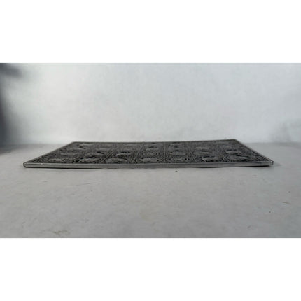 Vintage Wilton Morgan & Peace Silver Dollar Rectangular Trivet Hot Plate Plaque