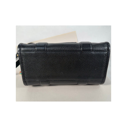 Marc Jacobs The Mini Tote Black Leather Crossbody Bag with Dust Cover MSRP $395